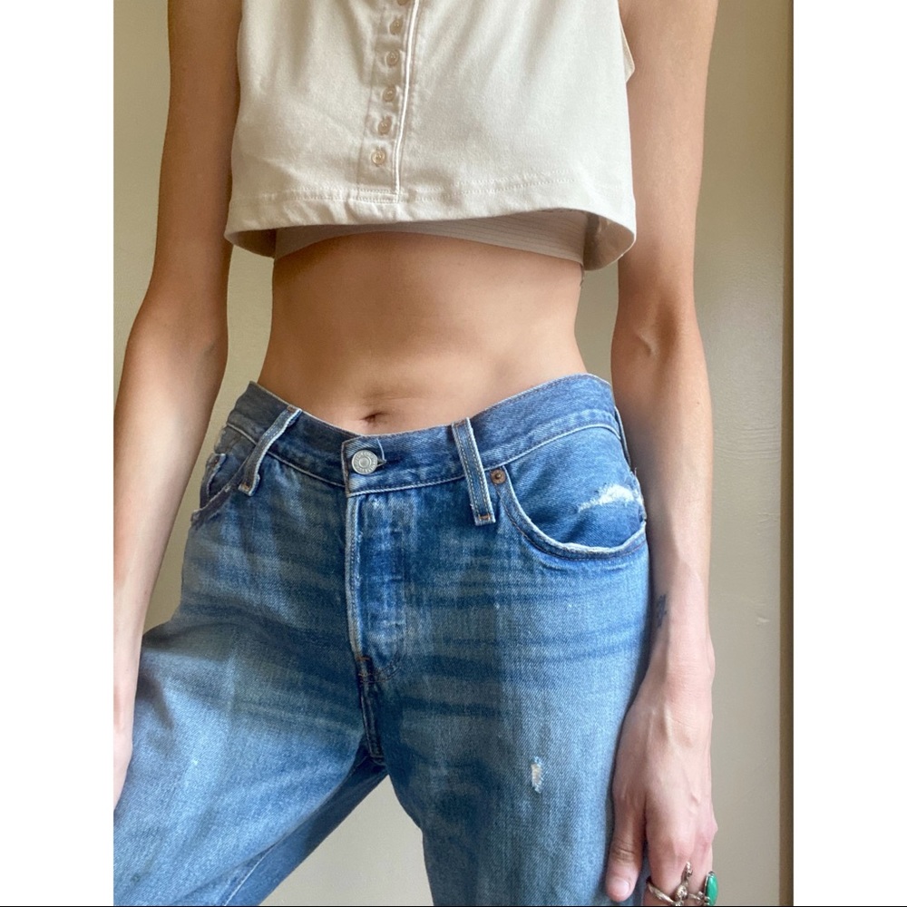 Vintage Levis 501 straight leg jeans